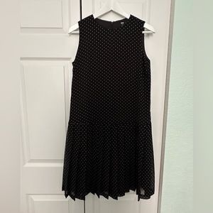 Uniqlo Polka Dot Pleated Dress